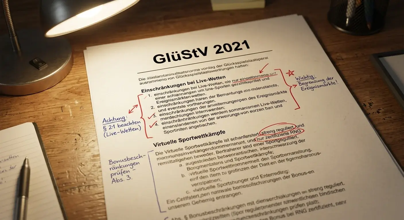 GlüStV 2021 Einschränkungen für Live-Wetten – was GGL-lizenzierte Anbieter bei In-Play-Wetten beachten müssen