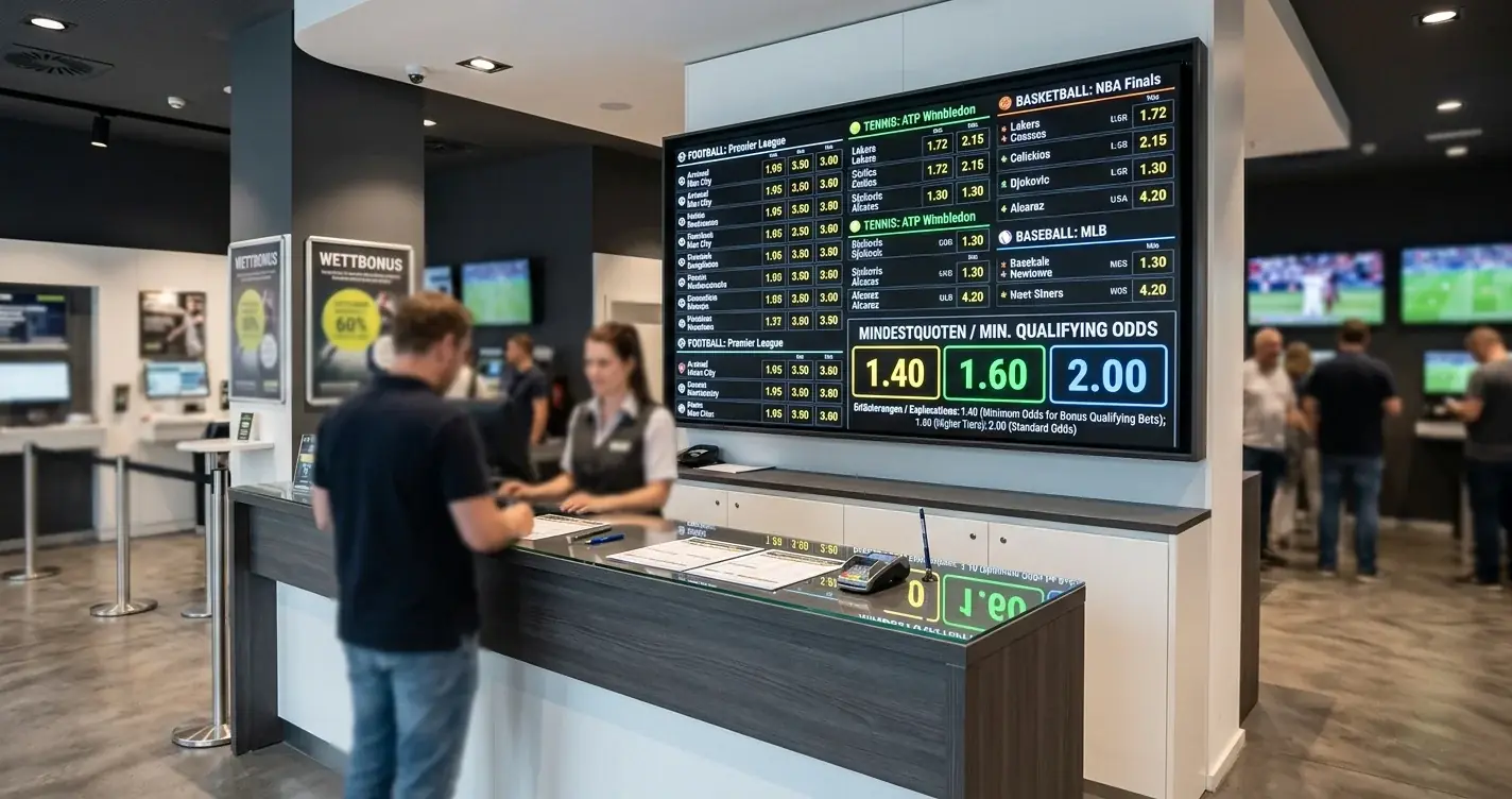 Mindestquoten beim Wettbonus — welche Sportwetten-Quoten für den Bonusumsatz angerechnet werden und was Bonusspieler beachten müssen
