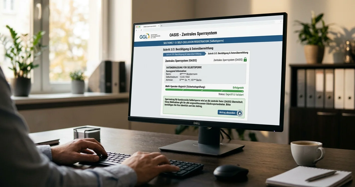 OASIS Spielersperrdatei: Anbieterübergreifende Selbstsperre für Online-Sportwetten und virtuelle Sportwetten in Deutschland