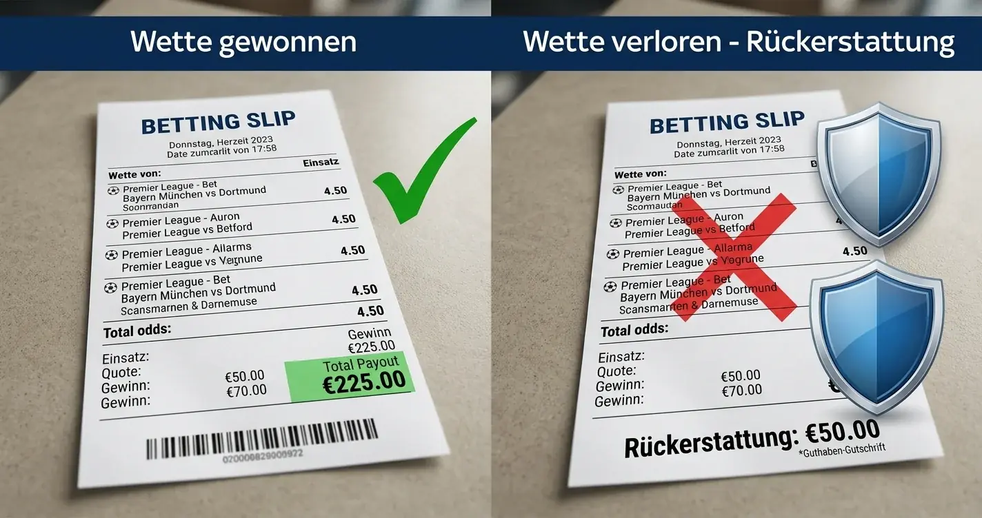 Riskfree Bet auf virtuelle Sportereignisse — wie die risikolose Wette funktioniert und was bei einem Verlust ausgezahlt wird