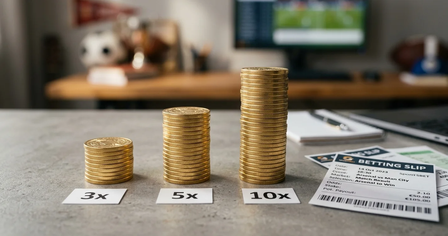 Rollover beim Sportwetten Bonus erklärt — was 3x, 5x und 10x Umsatz für Bonusspieler konkret bedeuten