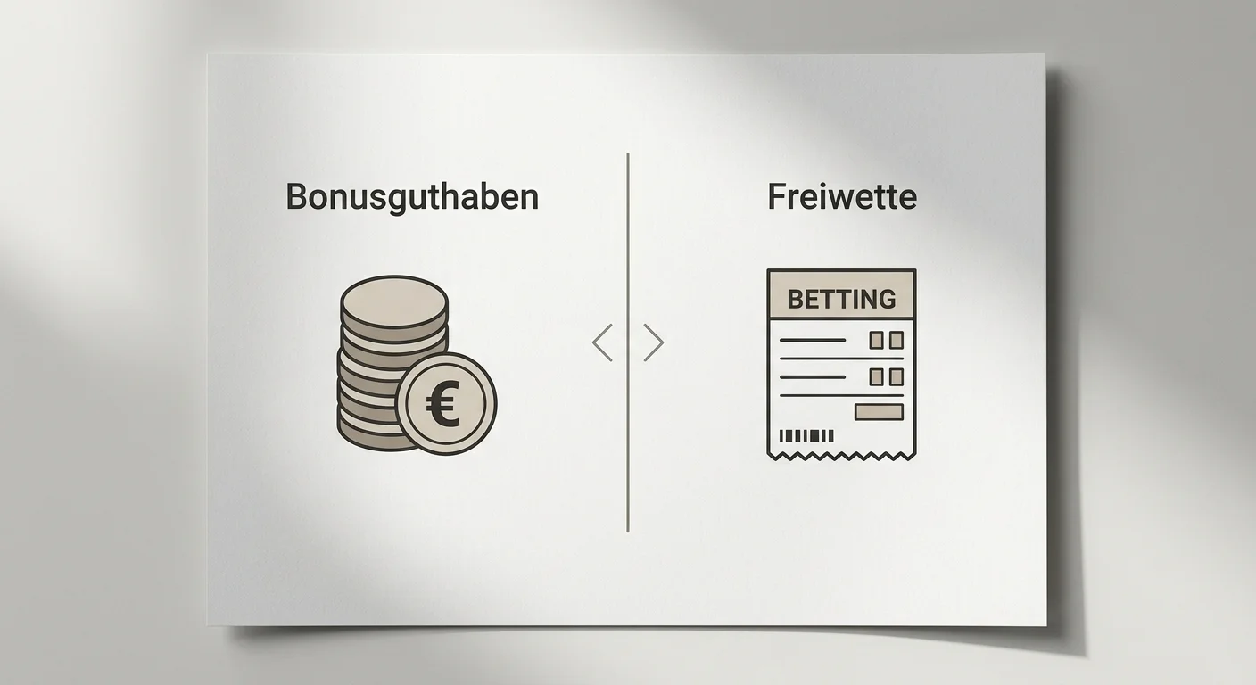 Zwei Typen des No-Deposit-Bonus bei Sportwetten — Bonusguthaben und Gratiswette im Vergleich