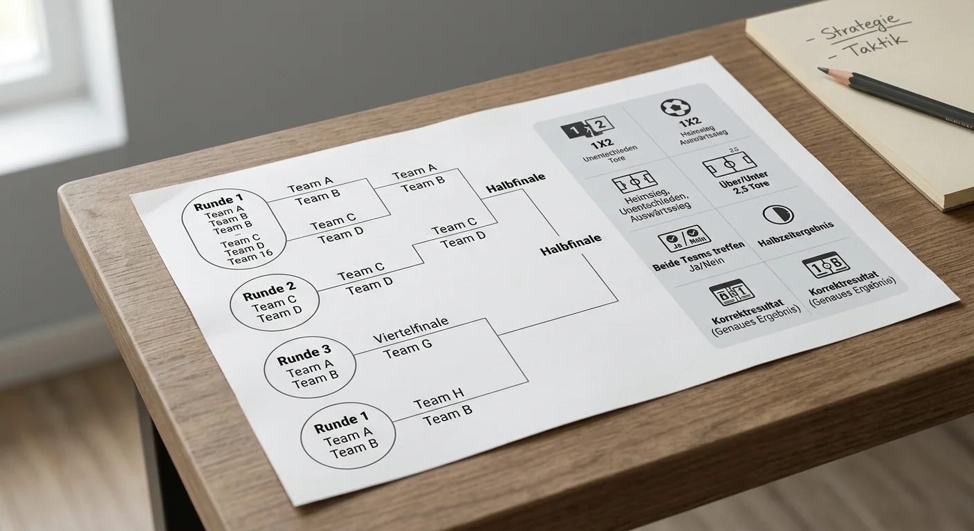 Rundenformat und verfügbare Märkte bei virtuellen Fußballspielen — Sieg Unentschieden Niederlage und Over Under
