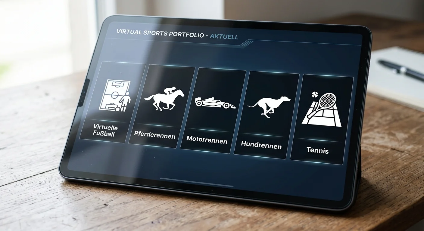Virtuelle Sportarten Angebot Fußball Pferderennen Motorrennen Tennis bei Wettanbietern