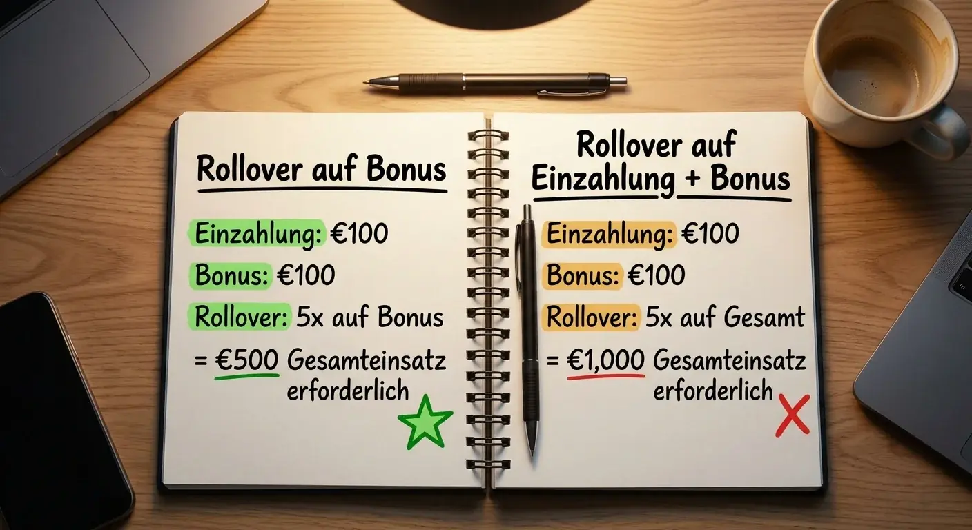 Einzahlungsbonus Sportwetten im Detail — Rollover-Berechnung und wann er sich lohnt erklärt